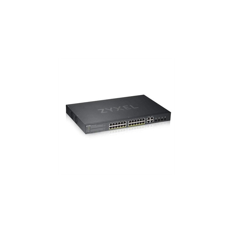 Switch 28 puertos zyxel gs192024hpv2 - eu0101f 24 puertos gigabit ethernet 4 puertos sfp