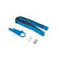 Kit crimpadora + stripping lanberg network nt - 0303 - conectores rj45