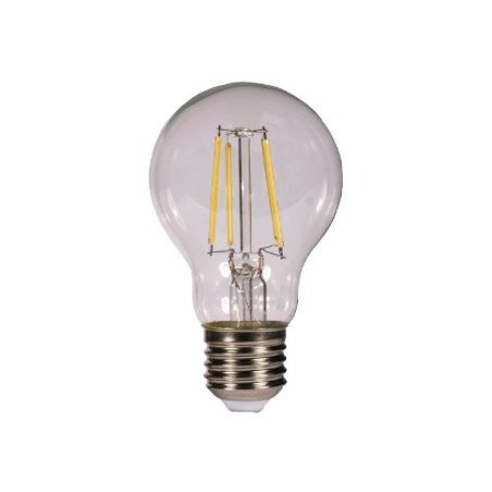 Bombilla led kodak filamento cristal esferica a60 -  e27 -  470lm -  calido 3000k -  4w40w -  no regulable