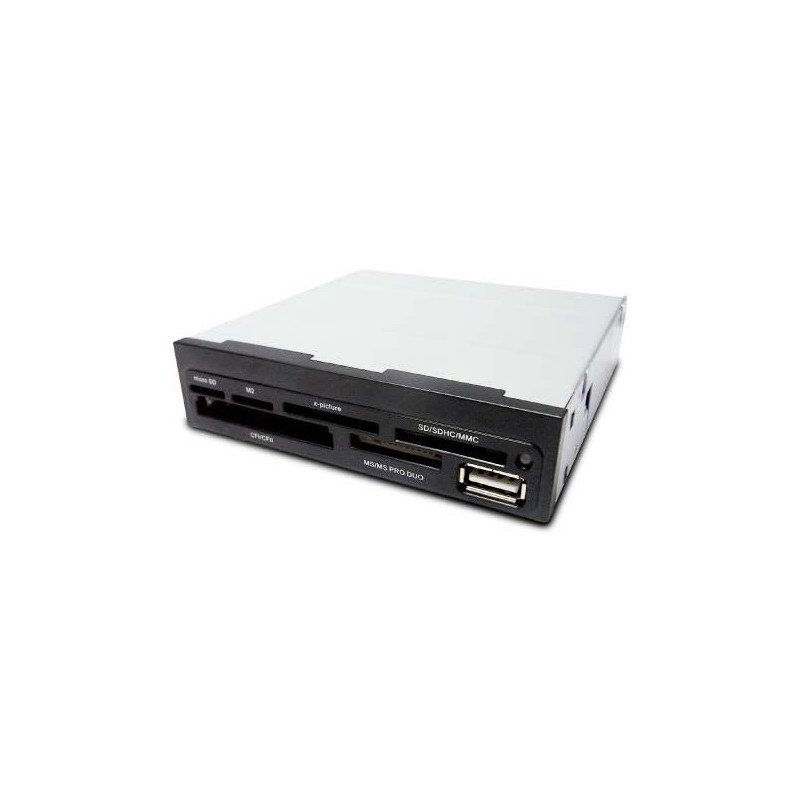 Lector tarjetas memoria y usb coolbox cr400 3.5'' interno