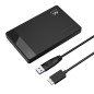 Carcasa disco duro ewent ew7049 2.5 pulgadas usb tipo b negra