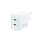 Cargador usb de pared coolbox 35w 2 x usb tipo c