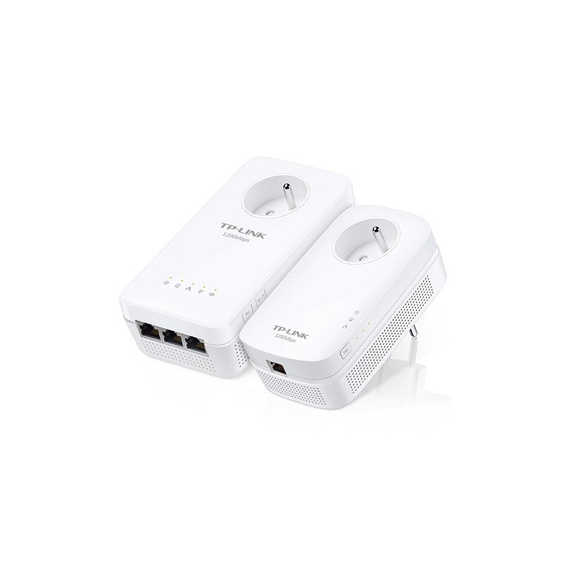 Kit de adaptadores powerline ac tp - link tl - wpa8631p kit dual band