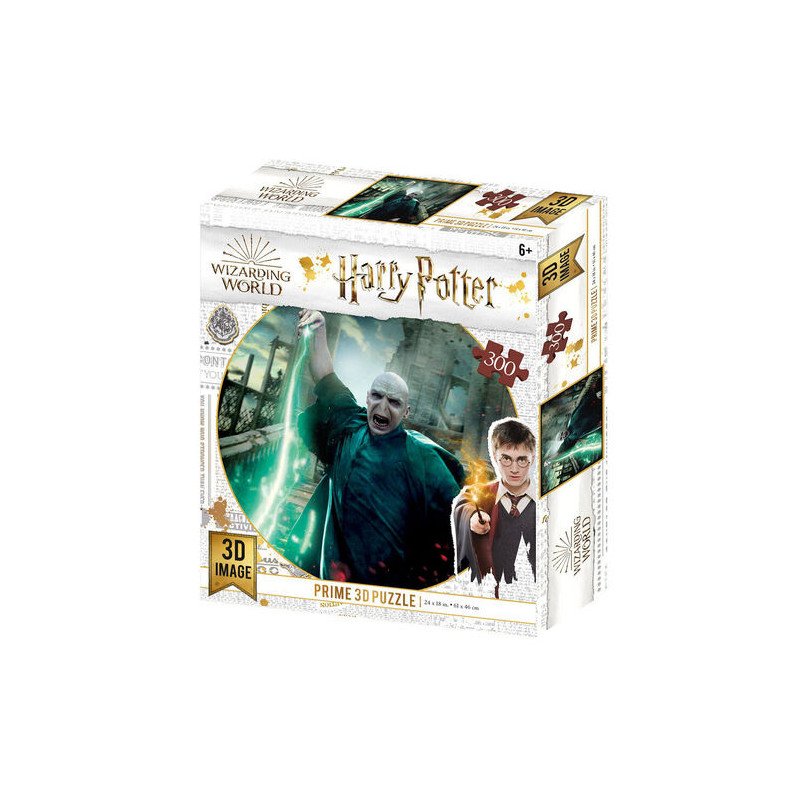 Puzzle 3d lenticular harry potter lord voldemort 300 piezas
