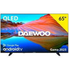 Tv daewoo 65 pollici qled 4k uhd - 65dm72uaqp - android tv