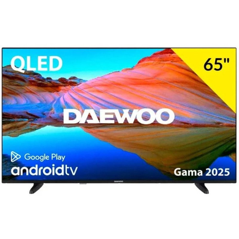 Tv daewoo 65 pollici qled 4k uhd - 65dm72uaqp - android tv