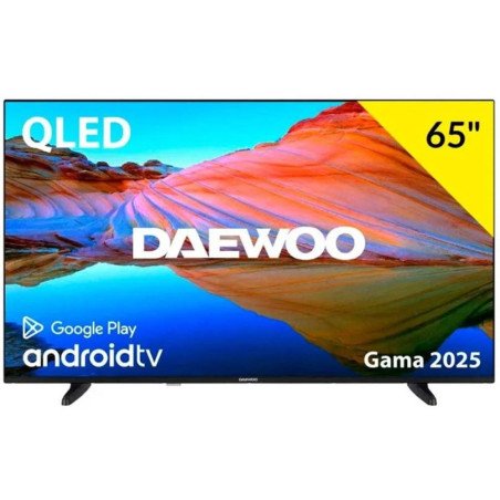 Tv daewoo 65 pollici qled 4k uhd - 65dm72uaqp - android tv