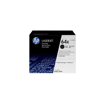 Toner hp ce250xd negro 10.500pag cnxxx - cpxxx paquete 2 unidades