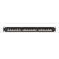 Patch panel lanberg 24 puertos 1u cat.6a ftp 19 pulgadas negro
