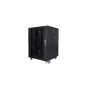 Armario rack lanberg 15u 600 x 600 auto ensamblado 19 pulgadas carga maxima 800kg negro