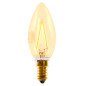 Bombilla led silver electronic filamento edison vela 3w20w -  e27 -  2.200k -  320 -  300 lm -  luz extra calida -  a++