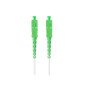 Latiguillo fibra optico sc - apc lanberg 20m mono simplex g657b3 lszh blanco