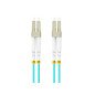 Latiguillo fibra optica lc - upc lanberg 2m multi duplex om3 50 - 125 lszh azul