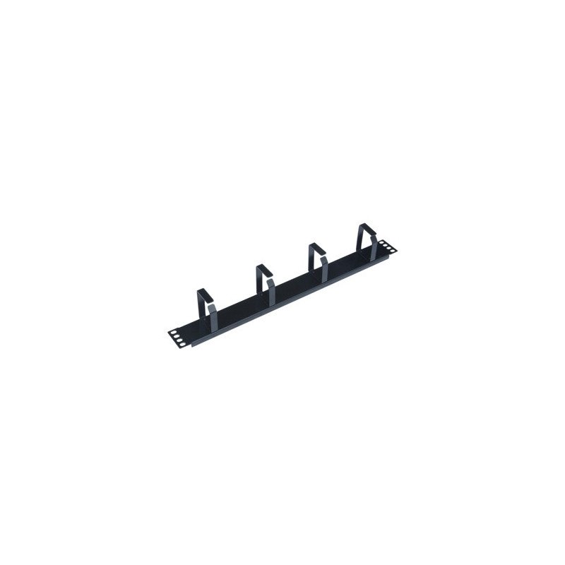 Panel pasa cables wp 1u -  metalico -  negro