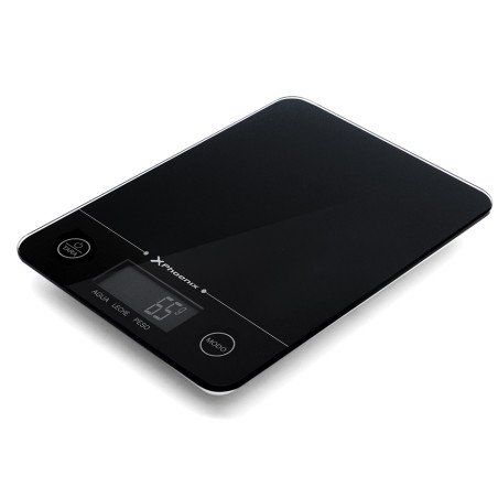 Bscula phoenix de cocina digital negra maximo 5kg