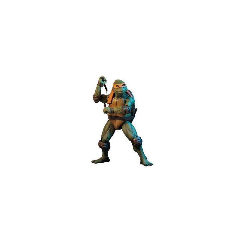 Michelangelo figura 42 cm teenage mutant ninja turtles movie 1990 1 - 4 scale (re - run)