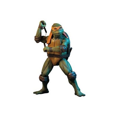Michelangelo figura 42 cm teenage mutant ninja turtles movie 1990 1 - 4 scale (re - run)