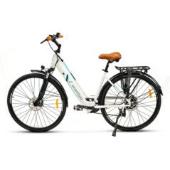 Bicicleta electrica smartgyro sunset blanca 250w 1000mah 50km auto