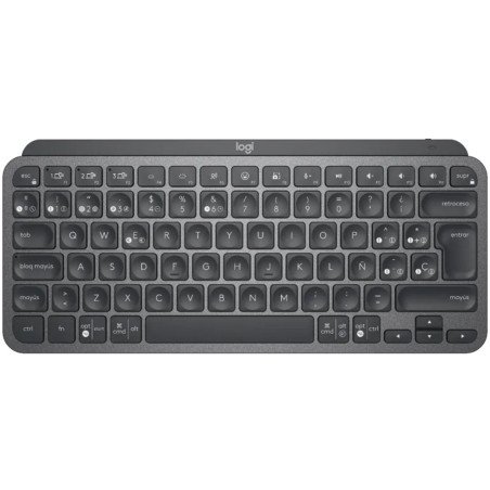 Teclado logitech mx keys mini grafito wireless inalambrico qwerty espaol