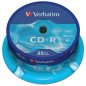Verbatim cd - r 700mb 52x tarrina 25uds