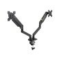 Soporte mesa tooq hasta 34 pulgadas vesa 100 x 100 max 10kg brazo doble