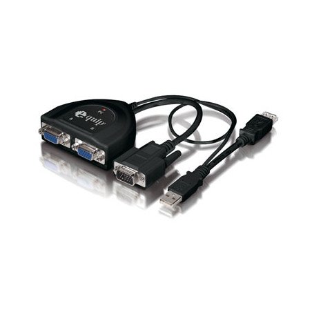 Splitter equip vga 2 puertos 450mhz alimentado por usb