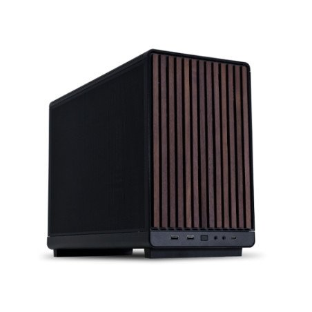 LIAN LI X DAN A3 TORRE MICRO-ATX IN LEGNO NERO