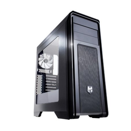 NOX HUMMER ZX ATX CASE PER COMPUTER DA GIOCO USB 3.0 NERO SENZA FINESTRA IN ACRILICO