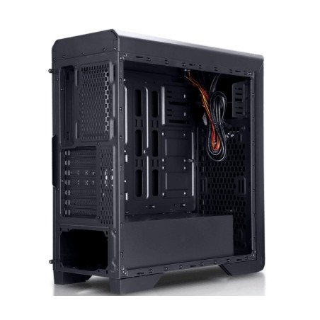 NOX HUMMER ZX ATX CASE PER COMPUTER DA GIOCO USB 3.0 NERO SENZA FINESTRA IN ACRILICO
