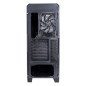 NOX HUMMER ZX ATX CASE PER COMPUTER DA GIOCO USB 3.0 NERO SENZA FINESTRA IN ACRILICO