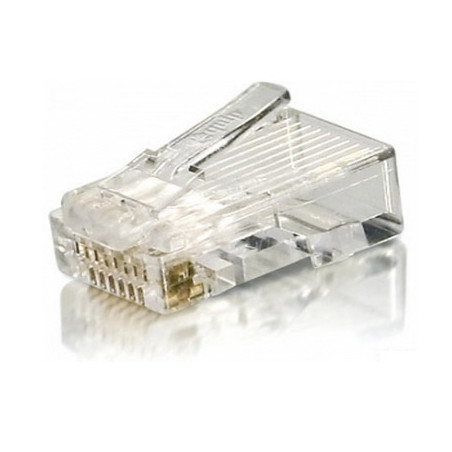 Kit 100 uds conectores rj45 equip categoria 6