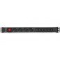 Regleta salicru para rack 19 pulgadas sps pdu 4 tomas schuko 6 tomas iec interruptor
