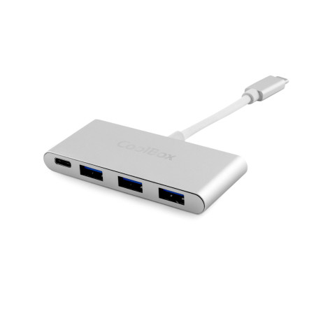 Hub coolbox 3 puertos usb 3.0 1 puerto usb tipo c