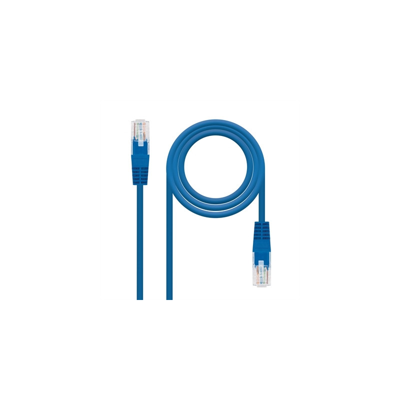 Latiguillo cable red utp cat.5e rj45 nanocable 2m azul