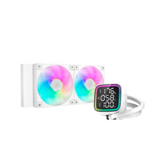 Kit de refrigeracion liquida deepcool ld240 argb 240mm blanco