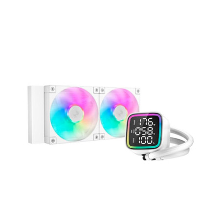 Kit de refrigeracion liquida deepcool ld240 argb 240mm blanco
