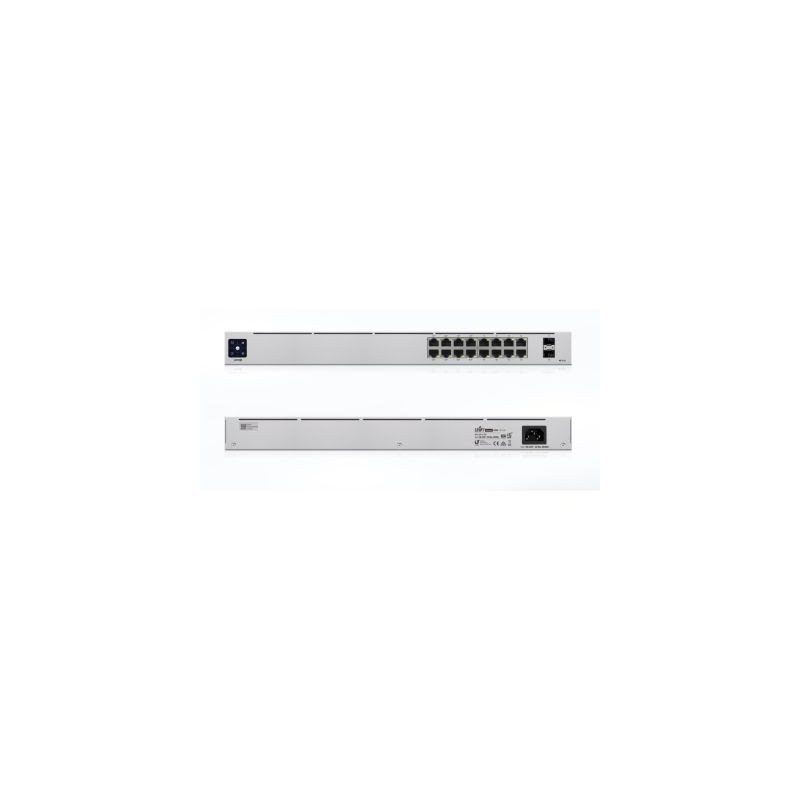 Switch 16 puertos ubiquiti susw - 16 - poe gigabit l2 2ptos sfp poex8 42w