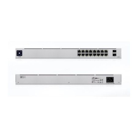 Switch 16 puertos ubiquiti susw - 16 - poe gigabit l2 2ptos sfp poex8 42w