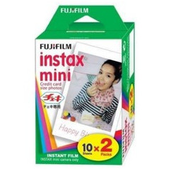 Pack 2 cartuchos - carga fujifilm 10 fotos instax  mini