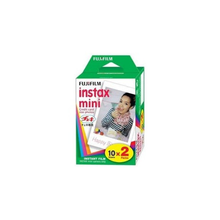 Pack 2 cartuchos - carga fujifilm 10 fotos instax  mini
