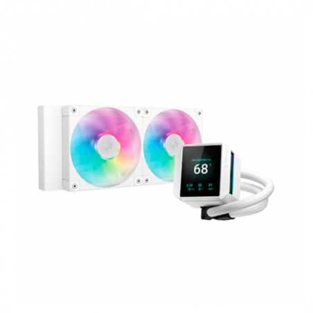 Kit refrigeracion liquida deepcool mystique argb 240mm white