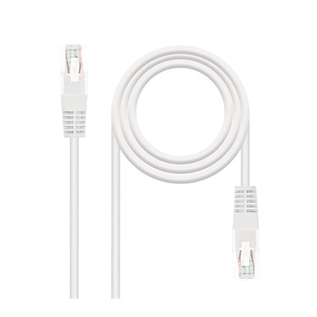 Latiguillo cable red utp cat.5 rj45 nanocable 0.5m gris