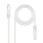 Latiguillo cable red utp cat.5 rj45 nanocable 0.5m gris