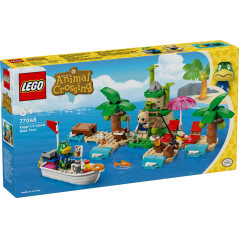 Lego animal crossing paseo en barca con el capitn