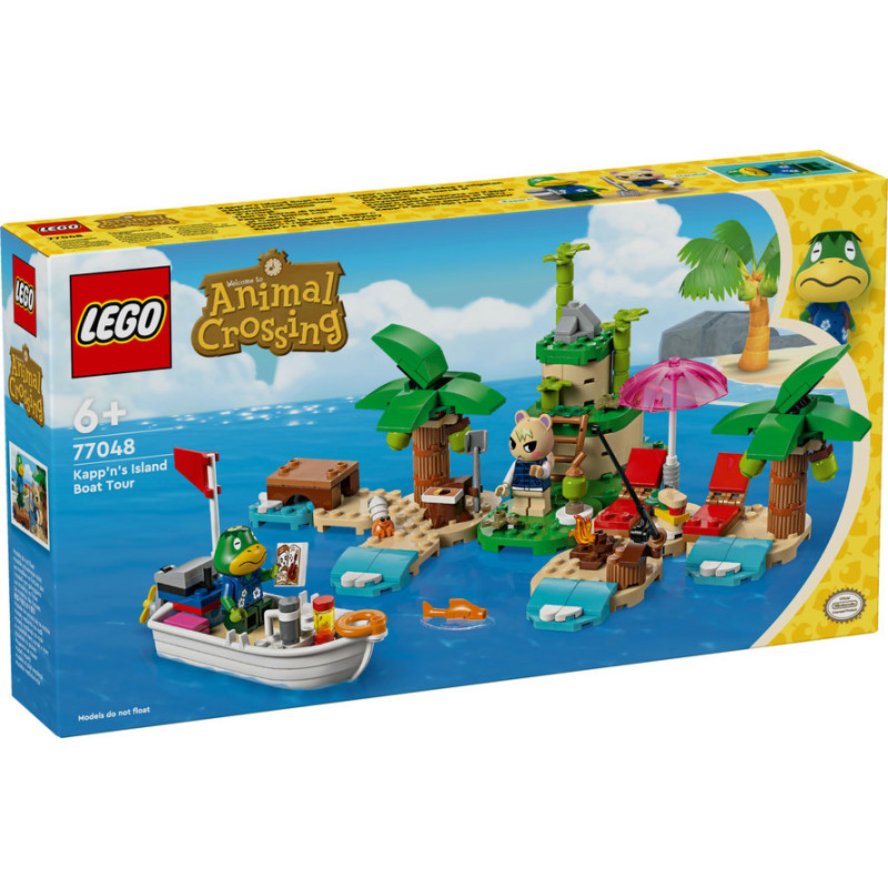 Lego animal crossing paseo en barca con el capitn