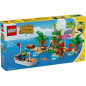 Lego animal crossing paseo en barca con el capitn