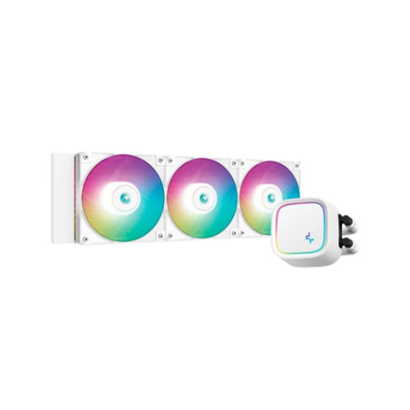 Kit de refrigeracion liquida deepcool ld360 argb 360mm blanco
