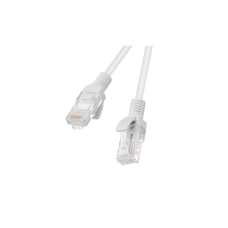Latiguillo rj45 lanberg cat.6 utp 20m fluke passed gris