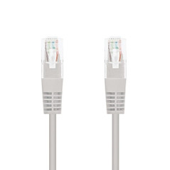 Latiguillo cable red utp cat5e rj45 nanocable 1m gris