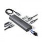 Ugreen REVODOK 6-IN-1 4K@60HZ HDMI ETH DOCK Docking Grigio Ugreen REVODOK 6-IN-1 4K@60HZ HDMI ETH DOCK Docking Grigio